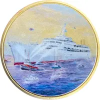 Medal SS Canberra returns, Gold plated