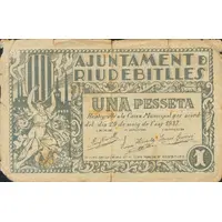 1 Peseta Riudebitlles