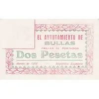 2 Pesetas Bullas