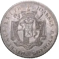 Thaler - Johann Anton Inscription within wreath