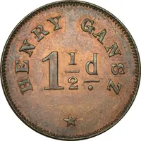 11/2 Pence Belize Honduras, Henry Gansz