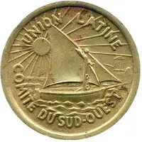 5 Centimes - Comité Régional - Toulouse [31] Brass