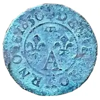 Denier Tournois - Gaston d'Orléans 11th type