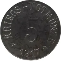 5 Pfennig - Cham