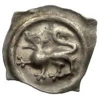 Pfennig 'Vierzipfliger Löwenpfennig'