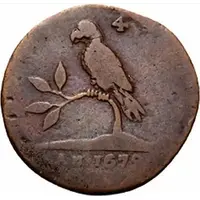 4 Duiten 'Papegaaitje' Branch with 4 leaves