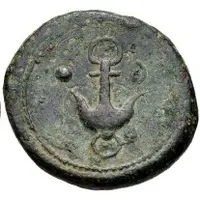 1 Uncia Wheel / Anchor, struck