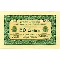 50 Centimes - Chambres de commerce d'Alençon et de Flers [61]