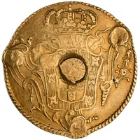 66 Shillings - King George III three types of countermarks