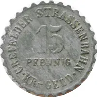 15 Pfennig - Crefeld tram