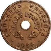 1/2 Penny - Elizabeth II
