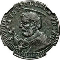 2 1/2 Baiocchi - Pius VI Small bust