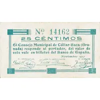 25 Céntimos Cúllar-Baza