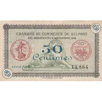 50 Centimes - Chambres de Commerce de Belfort