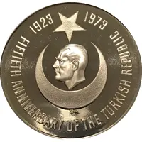 Medal - Fiftieth Anniversary of the Turkish Republic