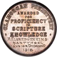 Award Glamorgan Presbytery Society