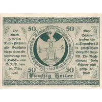 50 Heller Klein-Pöchlarn