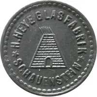 1 Pfennig - Schauenstein H. Heye Glasfabrik