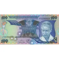 100 Shilingi Without islands