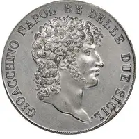 5 Lire - Joachim Murat Pattern