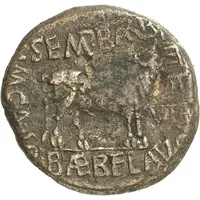 As - Augustus M CAL I C SEMP BARBA III Q BAEB FLAVO II VIR