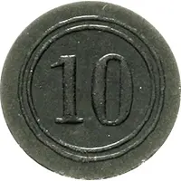 10 Pfennig - Grünhain