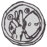 Denier Bracteate - unknown abbot wąchocki Wąchock mint