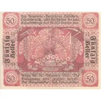 50 Heller Schildorn
