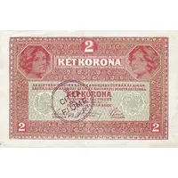 2 Kronen (CF stamp)