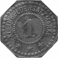 1 Pfennigs - Augsburg Maschinenfabrik Augsburg-Nürnberg