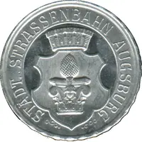 20 Pfennig - Augsburg tram