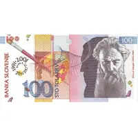 100 Tolarjev 10 Years Bank of Slovenia