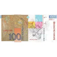 100 Tolarjev 10 Years Bank of Slovenia