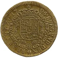 2 Sovereigns - Philip V piedfort of 4 sovereigns weight