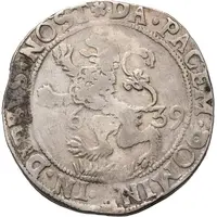 Daalder 'Leeuwendaalder' Lion without shield divides date