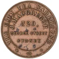 1/2 Penny - J. Macgregor Sydney, New South Wales