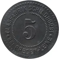 5 Pfennig - Freden am Leine Glasfabrik Schildhorst