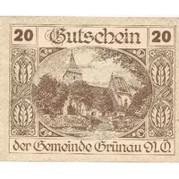 20 Heller Grünau