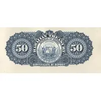 50 Dollars Silver Certificate of Deposit
