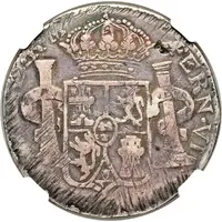 8 Reales - Fernando VII Royalist Coinage