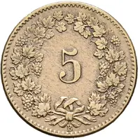 5 Rappen Coat of arms