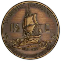 11/2 Euro - French southern & Antarctic territories Pattern