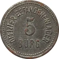 5 Pfennig - Burg Offizier Gefangenenlager