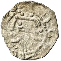 Denier - Lothair and count Herbert Troyes mint