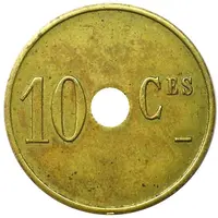 10 Centimes Economat des Mines