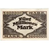 5 000 000 Mark Hugo Stinnes Linien