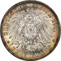 3 Mark - William II Wedding Anniversary