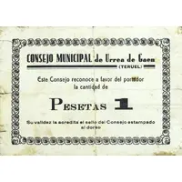 1 Peseta Urrea de Gaén