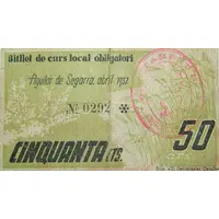 50 Céntimos Aguilar de Segarra