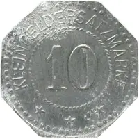 10 Pfennigs - Chemnitz Sächsische Webstuhlfabrik Louis Schönherr